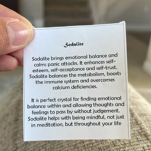 Sodalite bracelet - Picture 3 of 4